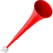 Faltbare Stadionhupe, Vuvuzela, Plastik-Jubelhupe, blase die Hupe.