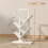 Homcom Librería Blanco 50 x 24 x 82 cm 3