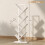 Homcom Librería Blanco 50 x 24 x 136 cm 3