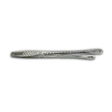 Silberner Grillclip, 2er-Set multifunktionale Grillzange zum Grillen und Backen zu Hause und auf Partys