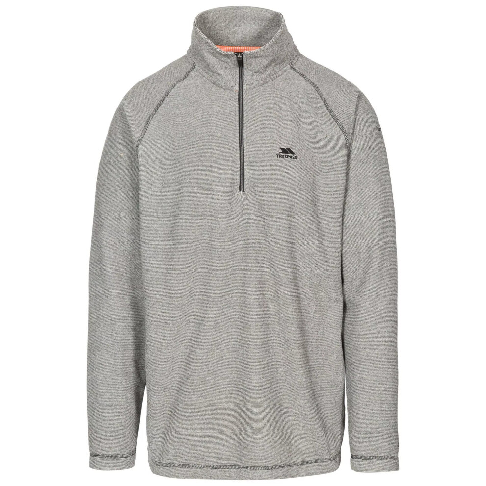 Trespass (Xxs, Black) Mens Keynote Anti Pilling 1/4 Zip Fleece Top
