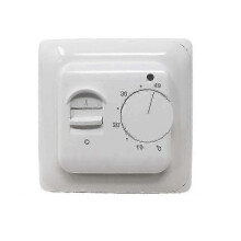 Manueller Fußbodenheizungsthermostat 220–240 V, 16 A, wandmontierter mechanischer Temperaturregler mit Fühler