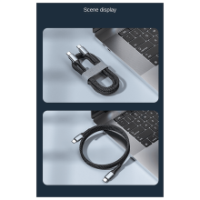 Nabíjací kábel PD240W s dvoma koncami typu C na USB typu C, dátový kábel 2 m, 240WPD