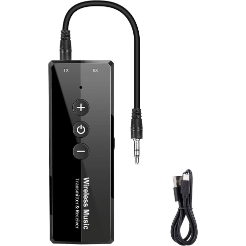 Πομπός Bluetooth5.03 σε 1, Φορητός ασύρματος προσαρμογέας, Επαναφορτιζόμενος για