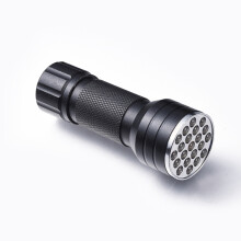 UV-Taschenlampe, 395 nm Ultraviolett-Lichtdetektor für UV-Klebstoffhärtung, Schwarz, 97 x 36 mm