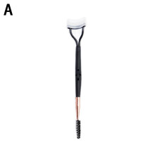 Wimperkam, mascara scheidingstool, wimperkam met metalen tanden, mascara kam met lange steel, make-up verzorgingstool M9F7