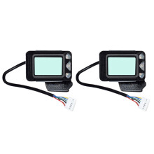 2x 24V/36V Verstelbare Elektrische Scooter Instrumentendisplay Scherm Schakelaar Gaspedaal voor 5,5 inch scooteronderdelen