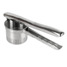 Presse-purée, presse-purée robuste en acier inoxydable pour purée de pommes de terre, ustensile de cuisine avec poignée ergonomique