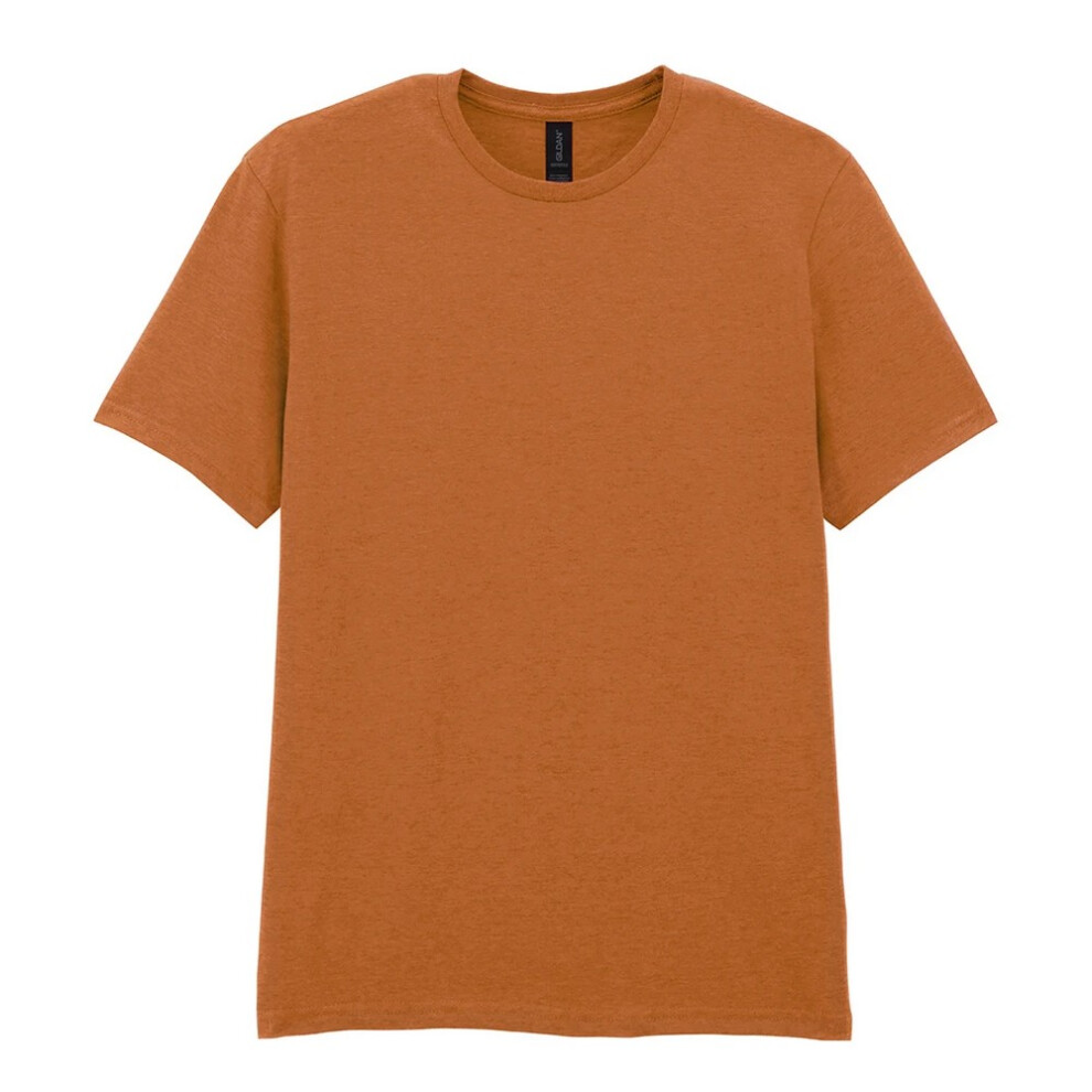 Gildan (S, Fan Texas Orange) Mens Softstyle Ringspun Cotton T-Shirt