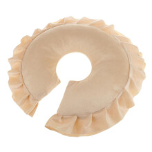 Almofada de apoio para mesa de massagem facial, pescoço e cabeça, para uso em salões de beleza, viagens e uso externo, cor marrom.