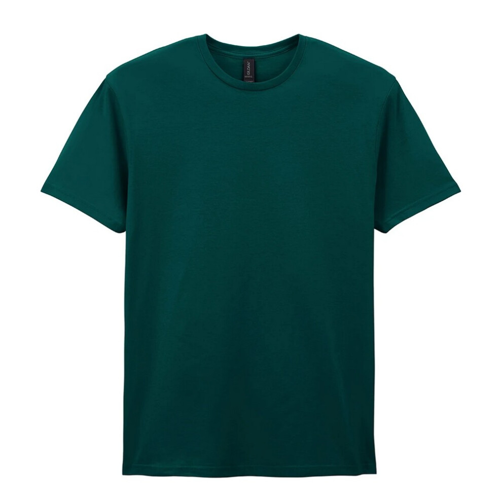 Gildan (M, Fan Marine Green) Mens Softstyle Ringspun Cotton T-Shirt