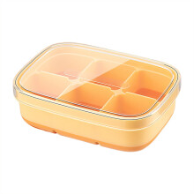 Moule à glaçons en silicone souple avec couvercle - 8 grands/petits glaçons, démoulage facile, design compact, moule à glaçons en caoutchouc à