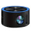 Mini proiettore LED ICQOVD1080P con interfaccia USB e telecomando, blu 1