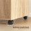 Homcom Aparador Marrón 60 x 35 x 65 cm 5