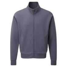 (L, Convoy Grey) Russell Mens Authentic Full Zip Jacket