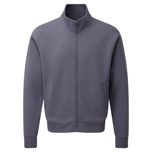 Russell (L, Convoy Grey) Russell Mens Authentic Full Zip Jacket