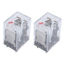 2x JQX-13F LY2AC24V Spule 8-poliges DPDT-Elektromagnetrelais mit roter LED