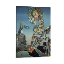 Reproduction du tableau de Salvador Dali, « Jouer dans le noir », 20 x 30 cm (8 x 12 pouces), affiche décorative pour chambre, compatible avec