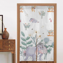 Perdea de ușă Eeyore pentru ușă, perdea opacă pentru fereastră cu imprimeu, perdea pentru separator de cameră, tapiserie, decor pentru casă,