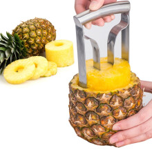Coupe-ananas en acier inoxydable, éplucheur, vide-trancheur, outil de cuisine facile
