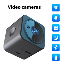 SUSUchens Mini-Kamera, hochauflösende Zwei-Wege-Gegensprechanlage, Bewegungserkennung, Nachtsicht, kabellose 1080P Smart-IP-Kamera für Zuhause,