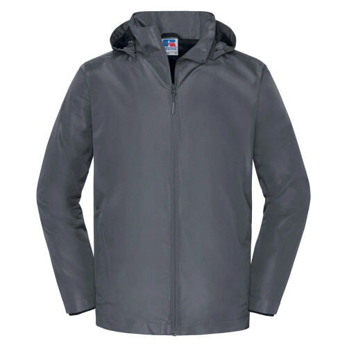 Russell (3XL, Iron) Russell Mens Essential All Weather Shell Jacket