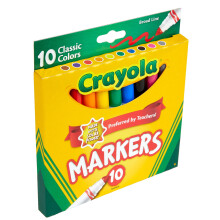Crayola Broad Line tuscher klassiske farver 1 pakke med 2 stk.