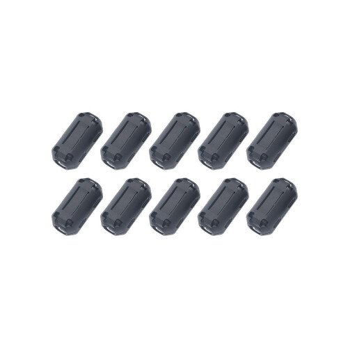 Minxio10pcs Anti Interferenza Snap Ferrite Demagnet Filter Cable Core Loop EMC,5mm