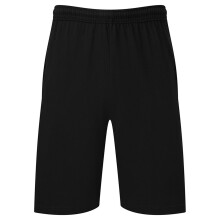 (XXL, Black) Fruit of the Loom Mens Iconic 195 Jersey Shorts