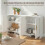 Homcom Aparador de Cocina Blanco 152 x 40 x 80 cm 4