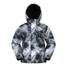(5-6 Years, Dark Grey) Mountain Warehouse Childrens/Kids Polar Zone Printed Jacket & Salopettes Set