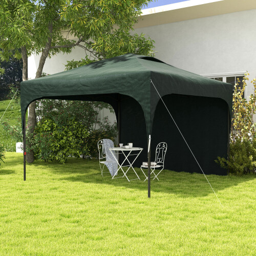 Outsunny Carpa Plegable Verde 300 x 300 x 265 cm 1