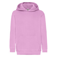 (12-13 Years, Light Pink) Fruit Of The Loom Childrens/Kids Classic Hooded Sweatshirt