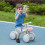 Bicicleta sin Pedale Rosa 56 x 27 x 39 cm 2