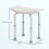 Homcom Taburete de Ducha Bicolor 50 x 50.6 x 56.5 cm 3