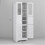 Homcom Columna de Baño Blanco 60 x 30 x 170.5 cm 3