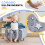 Sillón Infantil Gris 55 x 40 x 55 cm 4