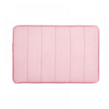 Tapis de bain en mousse à mémoire de forme 43 x 61 cm, antidérapant, doux, absorbant et lavable en machine pour baignoire, douche, toilettes,