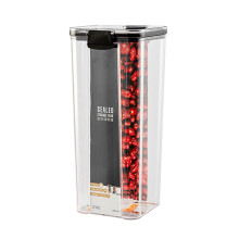 Fournitures de cuisine XIUH, ustensiles de cuisine, récipient hermétique étanche à l'humidité, plastique transparent carré pour céréales