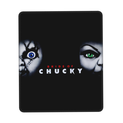 Mouse Pad Bride Of Chucky με ραμμένη άκρη, αντιολισθητική βάση από καουτσούκ, πλενόμενο