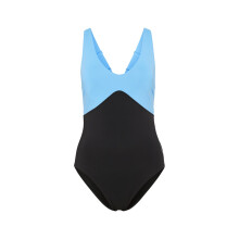 (14 UK, Skydiver Blue) Speedo Womens/Ladies Colour Block One Piece Swimsuit