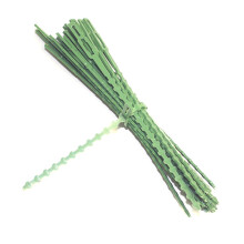 30 Stück selbstsichernde Kabelbinder aus Nylon mit Fischgrätenmuster (Grün)