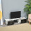 Homcom Mueble de TV Bicolor 140 x 30 x 32 cm 3