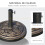 Outsunny Base para Sombrilla Bronce 45 x 45 x 33 cm 5