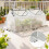 Outsunny Invernadero de Terraza Blanco 120 x 60 x 60 cm 3
