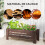 Outsunny Huerto Urbano Rectangular Marrón 100 x 36.5 x 36 cm 5