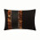 Capas de almofada lombar marrons 30x66 cm, camurça com penas e patchwork, estampa de pássaros para sofá, compatíveis com decoração de Halloween. 1