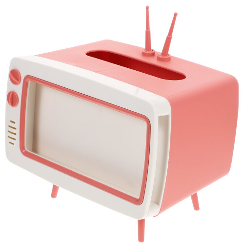 Porta-lenços decorativo em formato de televisão