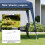 Outsunny Carpa Plegable Azul 240 x 240 x 250 cm 6