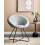 Beliani Dining Chair FLOBY II Velvet Light Grey 2